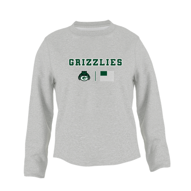 Granite Bay Grizzlies Team Colors Flag Women's Sweatshirt