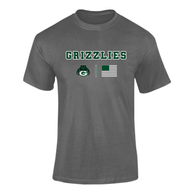 Granite Bay Grizzlies Team Colors Flag Men's Premium SS T-Shirt