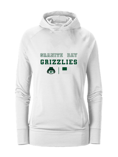 Granite Bay Grizzlies Spirit Flag Women's Hoodie