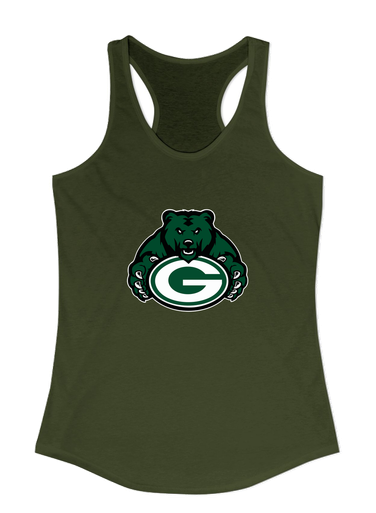 Granite Bay Grizzlies Mascot #1 Women's Tank Top
