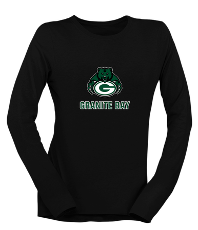 Granite Bay Grizzlies Mascot #2 Women's LS T-Shirt