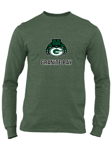 Granite Bay Grizzlies Mascot #2 Men's LS T-Shirt
