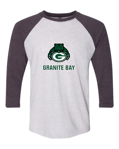 Granite Bay Grizzlies Mascot #2 Women's Baseball T-Shirt