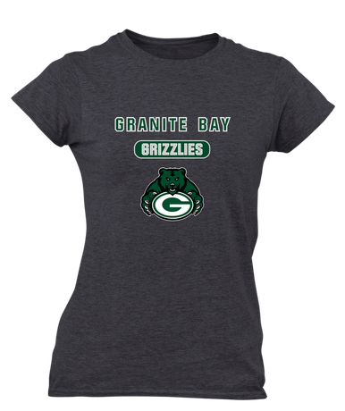 Granite Bay Grizzlies Mascot #3 Women's Premium SS T-Shirt