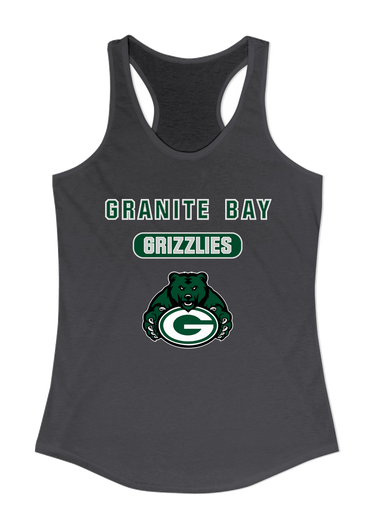 Granite Bay Grizzlies Mascot #3 Women's Tank Top