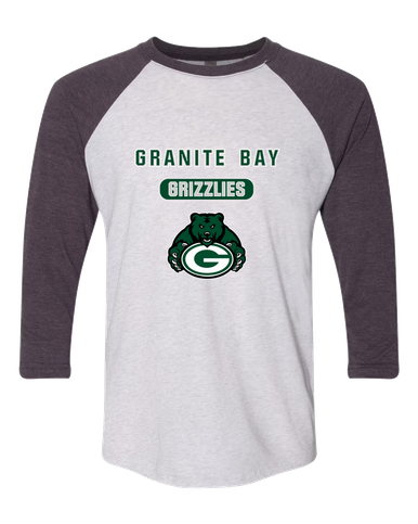Granite Bay Grizzlies Mascot #3 Men's Baseball T-Shirt