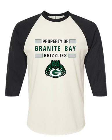 Granite Bay Grizzlies Property Of Women's Baseball T-Shirt
