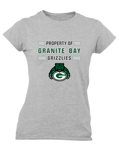 Granite Bay Grizzlies Property Of Women's Premium SS T-Shirt