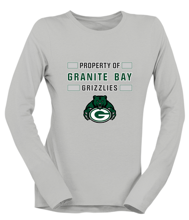 Granite Bay Grizzlies Property Of Women's Premium LS T-Shirt