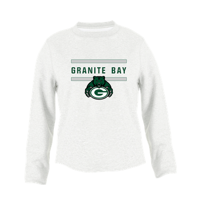 Granite Bay Grizzlies Mascot #4 Women's Sweatshirt