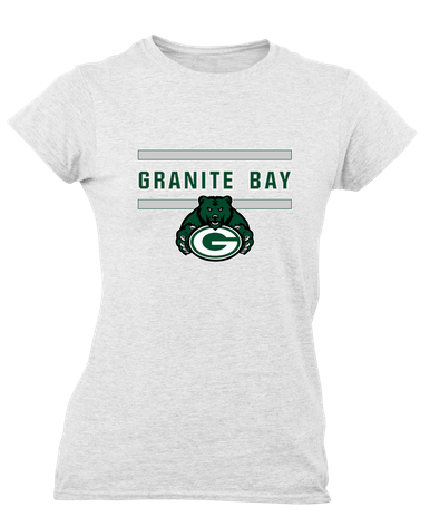 Granite Bay Grizzlies Mascot #4 Women's Premium SS T-Shirt