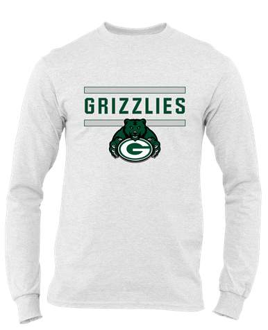 Granite Bay Grizzlies Mascot #5 Men's LS T-Shirt