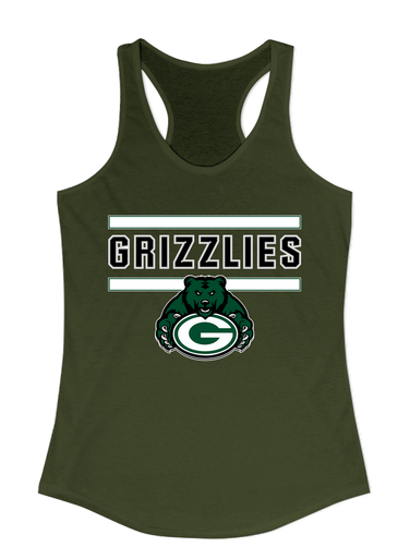 Granite Bay Grizzlies Mascot #5 Women's Tank Top