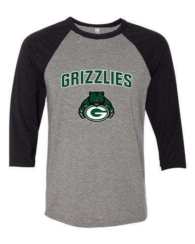 Granite Bay Grizzlies Mascot #6 Women's Baseball T-Shirt