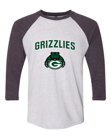 Granite Bay Grizzlies Mascot #6 Men's Baseball T-Shirt