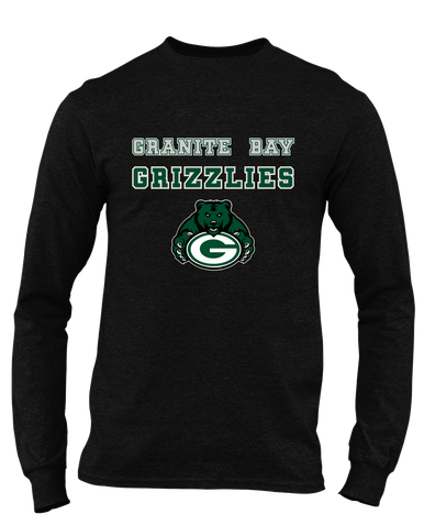 Granite Bay Grizzlies Spirit Men's LS T-Shirt