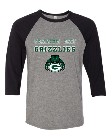 Granite Bay Grizzlies Spirit Men's Baseball T-Shirt