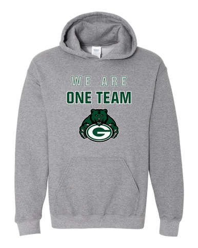 Granite Bay Grizzlies We Are One Team Men's Hoodie