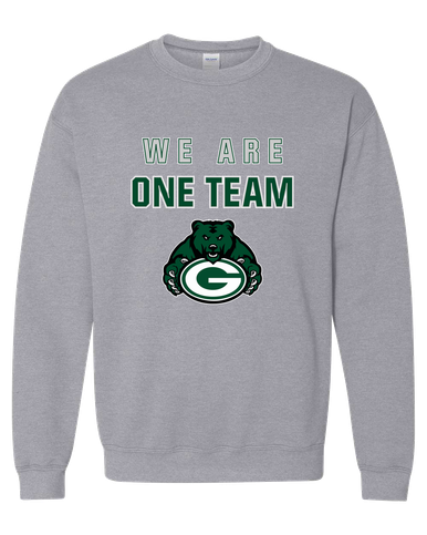 Granite Bay Grizzlies We Are One Team Men's Sweatshirt