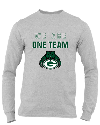 Granite Bay Grizzlies We Are One Team Men's LS T-Shirt