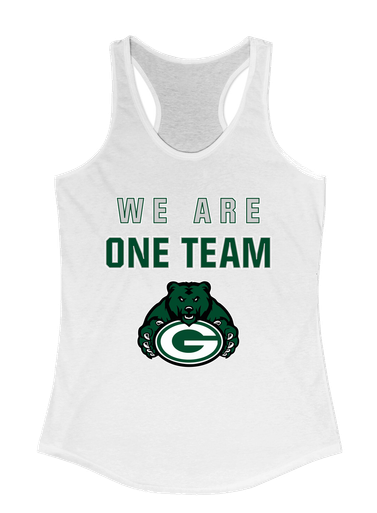 Granite Bay Grizzlies We Are One Team Women's Tank Top