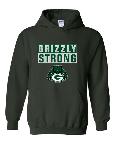 Granite Bay Grizzlies Strong #1 Men's Hoodie