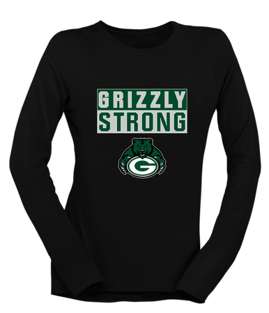 Granite Bay Grizzlies Strong #1 Women's LS T-Shirt