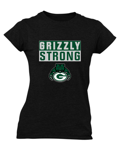 Granite Bay Grizzlies Strong #1 Women's SS T-Shirt