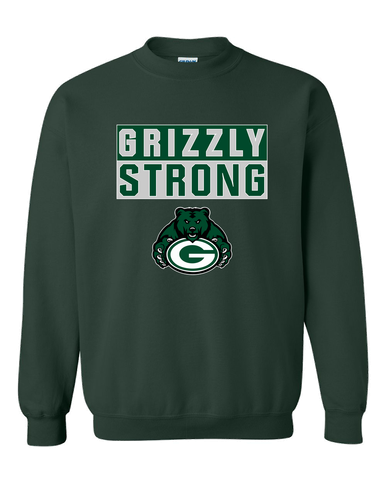 Granite Bay Grizzlies Strong #1 Men's Sweatshirt