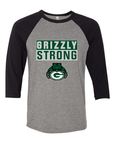 Granite Bay Grizzlies Strong #1 Men's Baseball T-Shirt