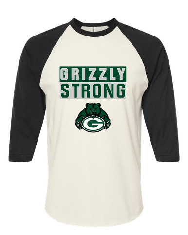 Granite Bay Grizzlies Strong #1 Women's Baseball T-Shirt