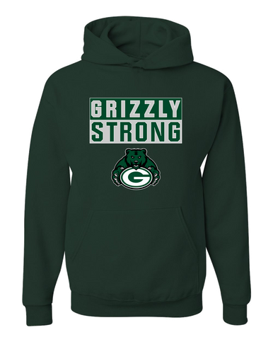 Granite Bay Grizzlies Strong #1 Men's Premium Hoodie