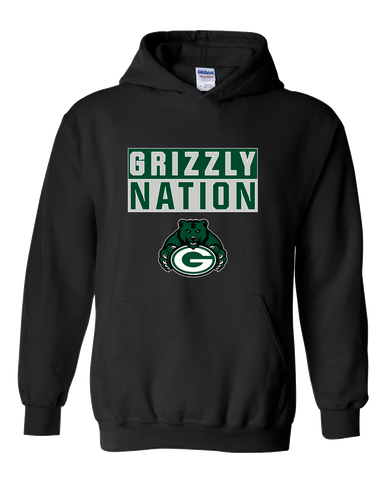 Granite Bay Grizzlies Nation #1 Men's Hoodie