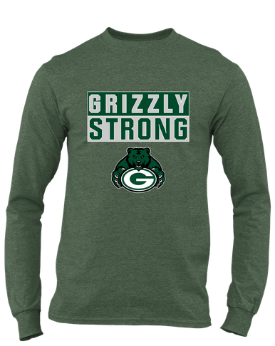 Granite Bay Grizzlies Strong #1 Men's Premium LS T-Shirt