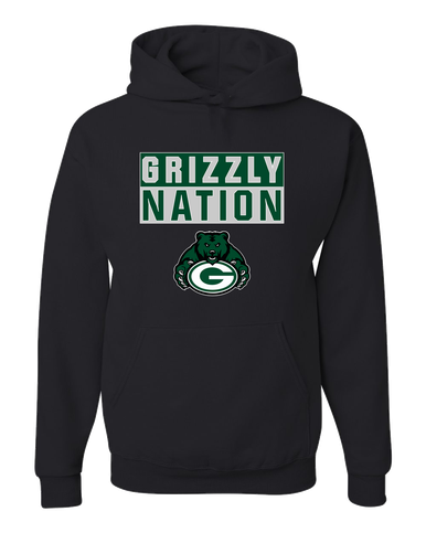 Granite Bay Grizzlies Nation #1 Men's Premium Hoodie