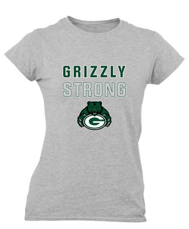 Granite Bay Grizzlies Strong #2 Women's SS T-Shirt