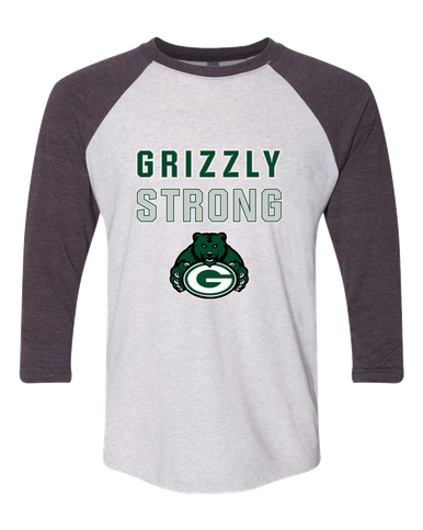 Granite Bay Grizzlies Strong #2 Women's Baseball T-Shirt