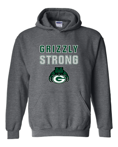 Granite Bay Grizzlies Strong #2 Men's Hoodie