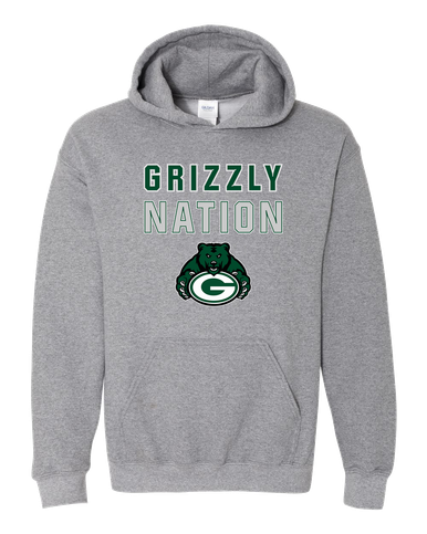 Granite Bay Grizzlies Nation #2 Men's Hoodie