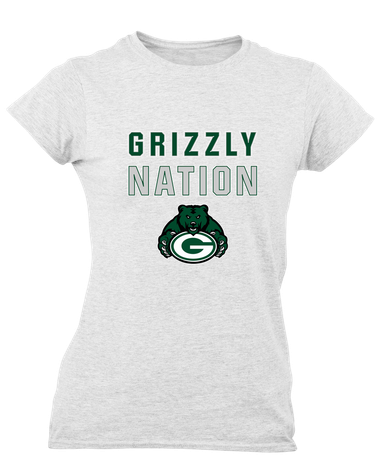 Granite Bay Grizzlies Nation #2 Women's SS T-Shirt