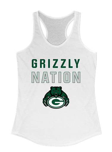 Granite Bay Grizzlies Nation #2 Women's Tank Top