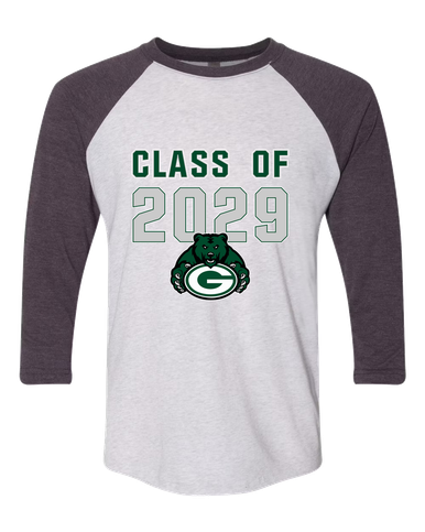 Granite Bay Grizzlies Class of 2029 Men's Baseball T-Shirt