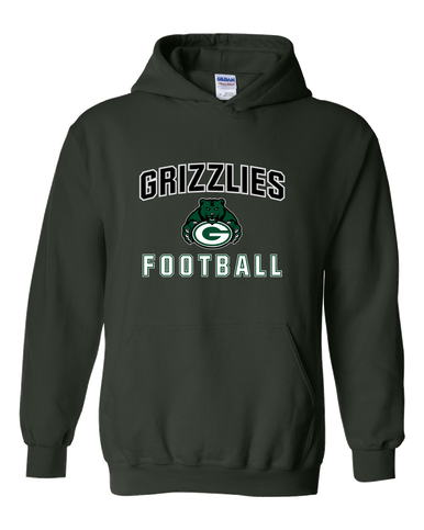 Granite Bay Grizzlies Football #1 Men's Hoodie