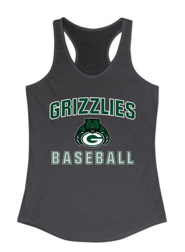 Granite Bay Grizzlies Baseball #1 Women's Tank Top