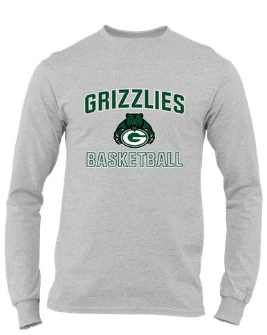 Granite Bay Grizzlies Basketball #1 Men's LS T-Shirt
