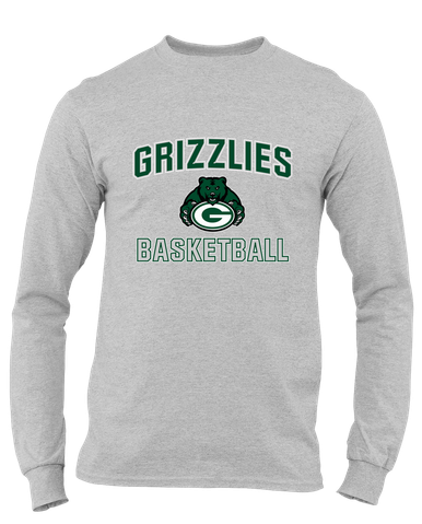 Granite Bay Grizzlies Basketball #1 Men's Premium LS T-Shirt
