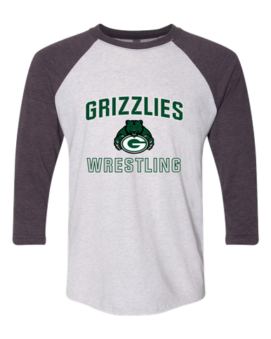 Granite Bay Grizzlies Wrestling Women's Baseball T-Shirt
