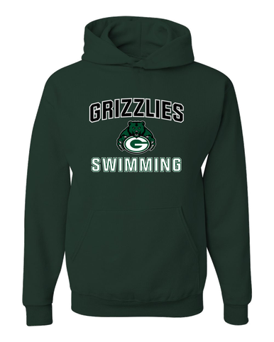 Granite Bay Grizzlies Swimming Men's Premium Hoodie