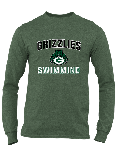 Granite Bay Grizzlies Swimming Men's Premium LS T-Shirt