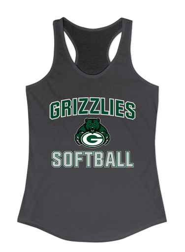 Granite Bay Grizzlies Softball #1 Women's Tank Top